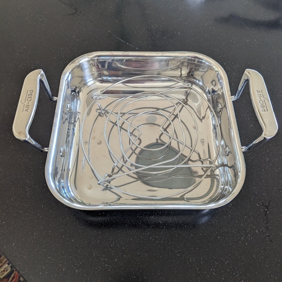 All-Clad Stainless Steel Roaster - Picture 4 of 7